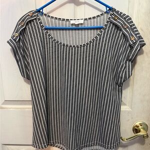 Black & White Work Blouse